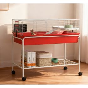 Two-Story Small Animal Cage Removable From Stand