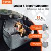 VEVOR Dog Car Seat, Dog Booster Seat for Car with A Storage Pocket, Pet Car Seat with Clip-On Safety Leash, Sponge Filling