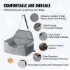 VEVOR Dog Car Seat, Dog Booster Seat for Car with A Storage Pocket, Pet Car Seat with Clip-On Safety Leash, Sponge Filling