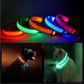 LED PET Safety Halo Style Collar (Option: Green-Small)