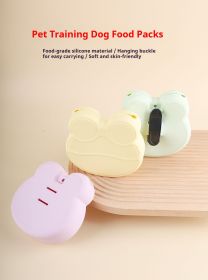 Pet Training Treat Pouch with Food-Grade Silicone â€“ Soft (Color: Pink)