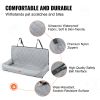 VEVOR Dog Car Seat, Waterproof Dog Booster Seat for Car, Pet Car Seat with Clip-On Safety Leash, PP Cotton Filling