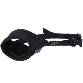 Mouth Cover To Prevent Eating Indiscriminately Large Labrador Dog (Option: Black-XL)